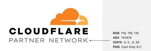 The color of the Partner Network type is #747474.